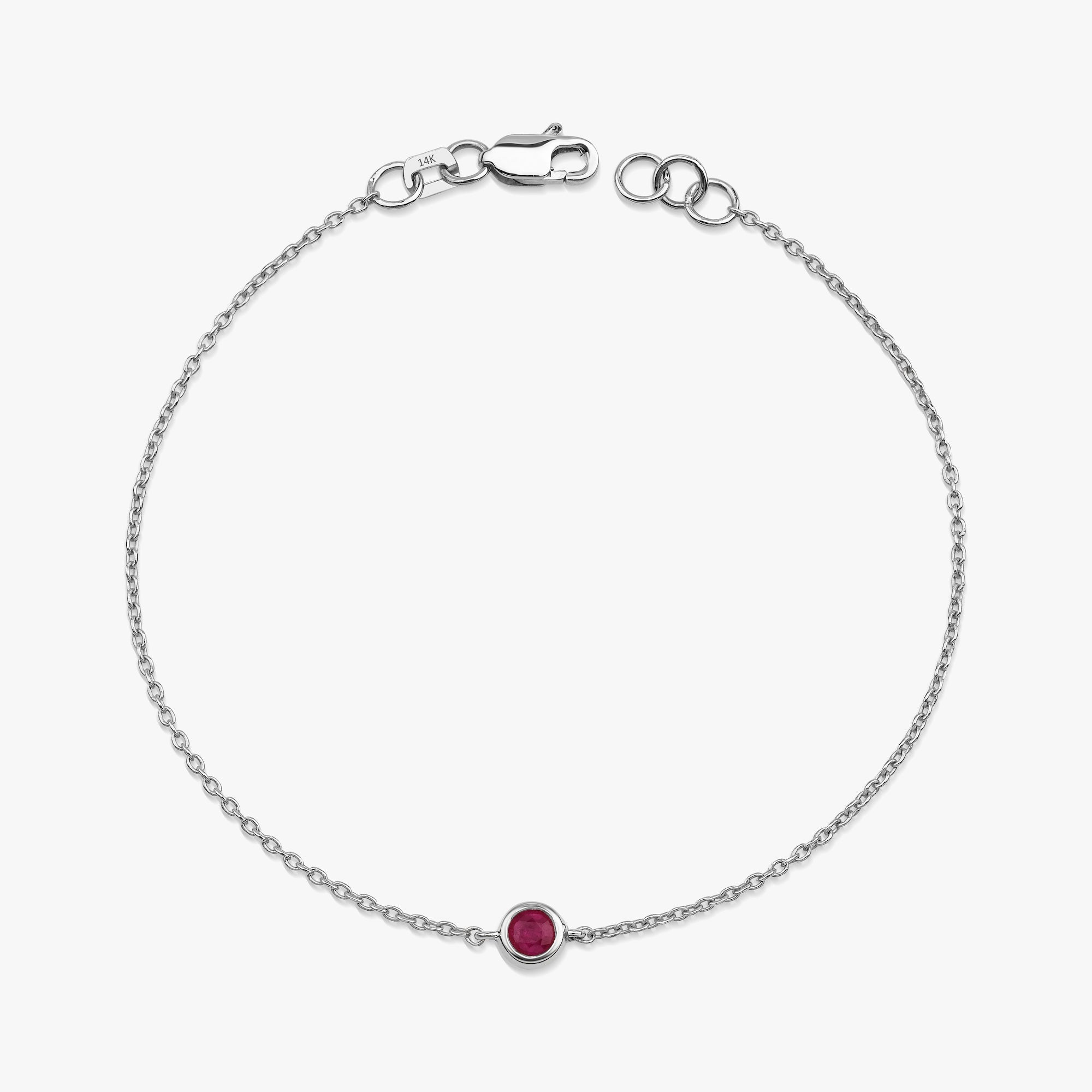 Natural Ruby Bracelet Available in 14K and 18K Gold