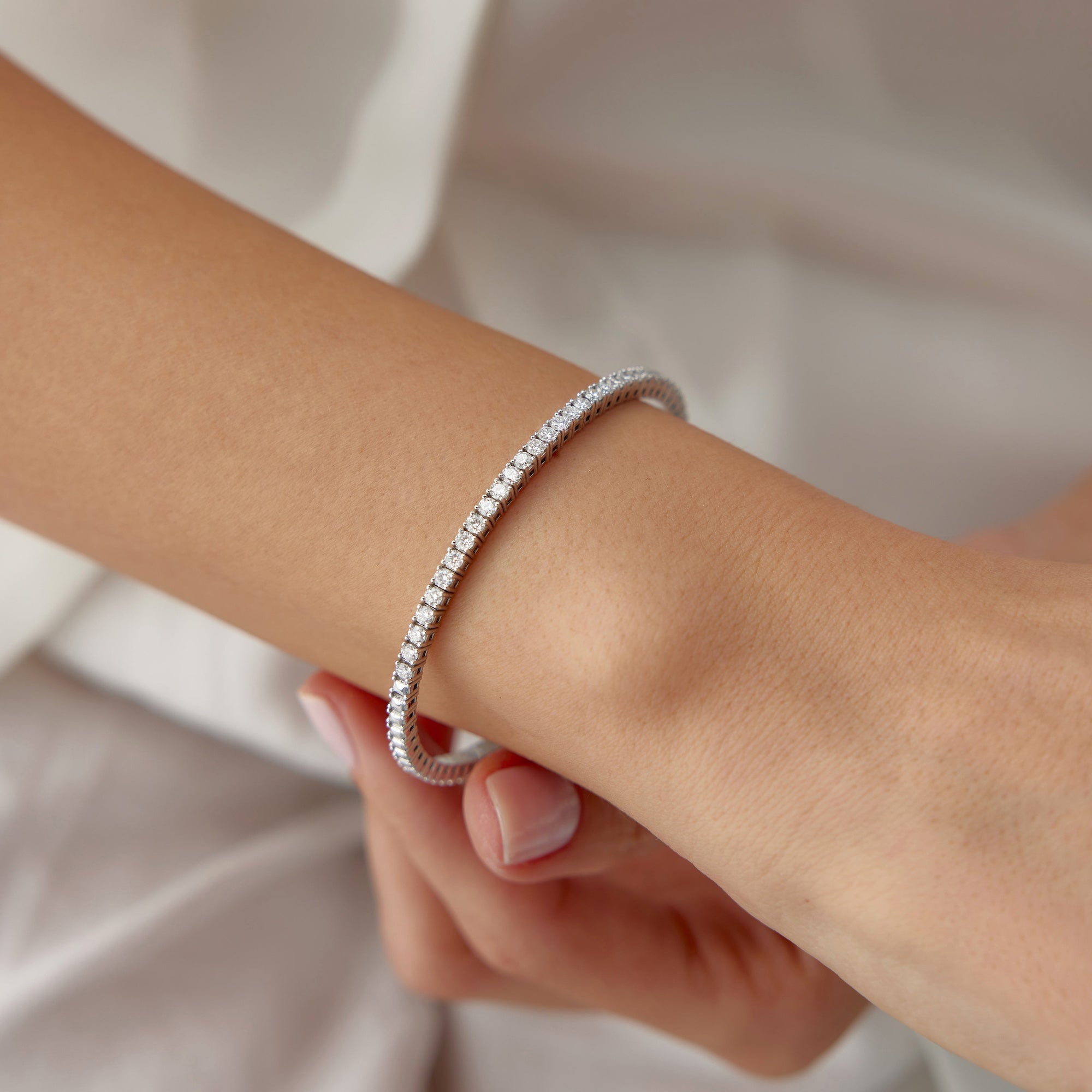 Diamond Tennis Bangle