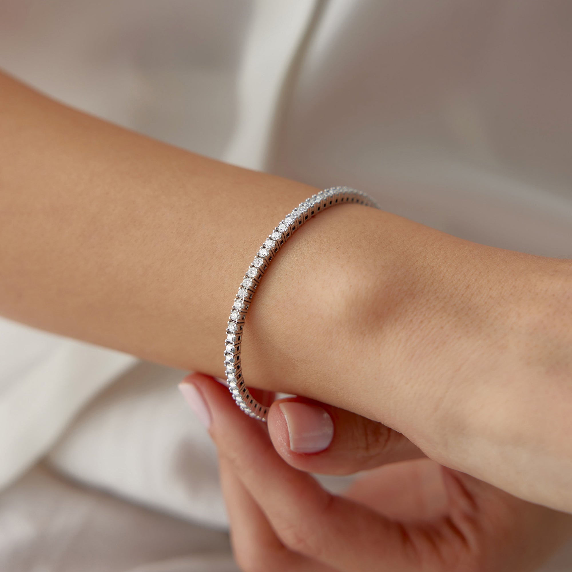 Diamond Tennis Bangle