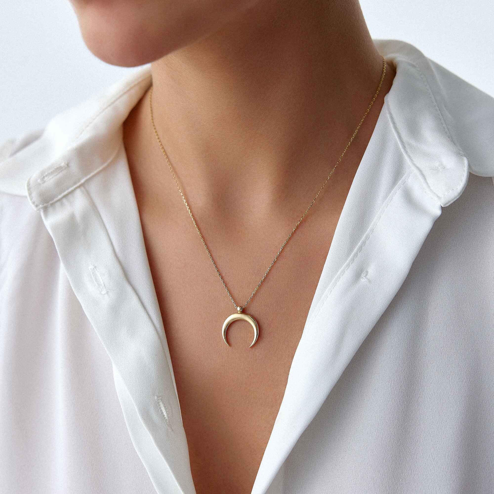 Crescent Moon Necklace