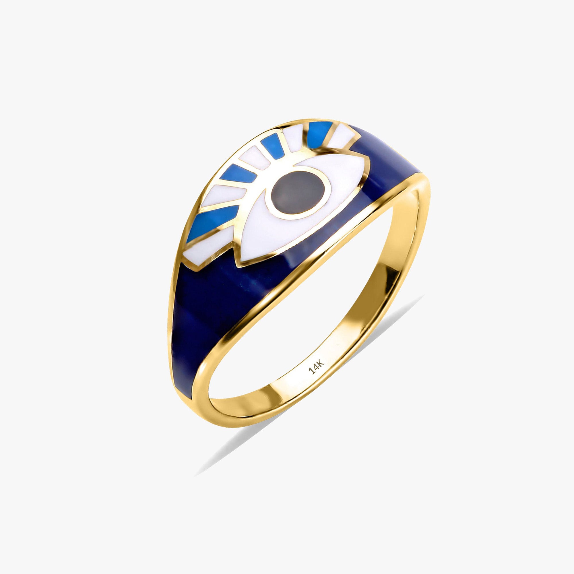 Champions Eye Ring in 14K Gold