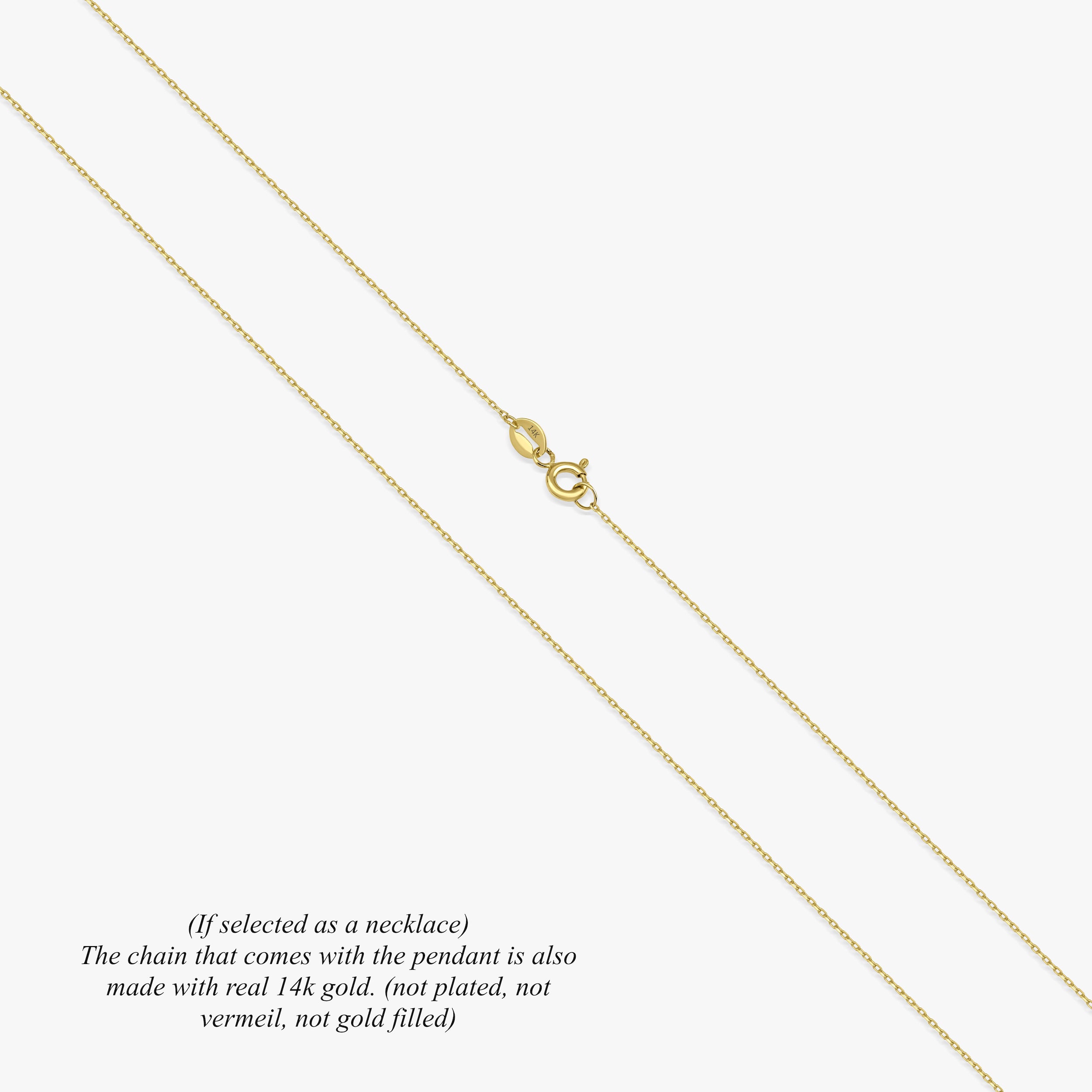 Four Leaf Clover Pendant Necklace in 14K Gold