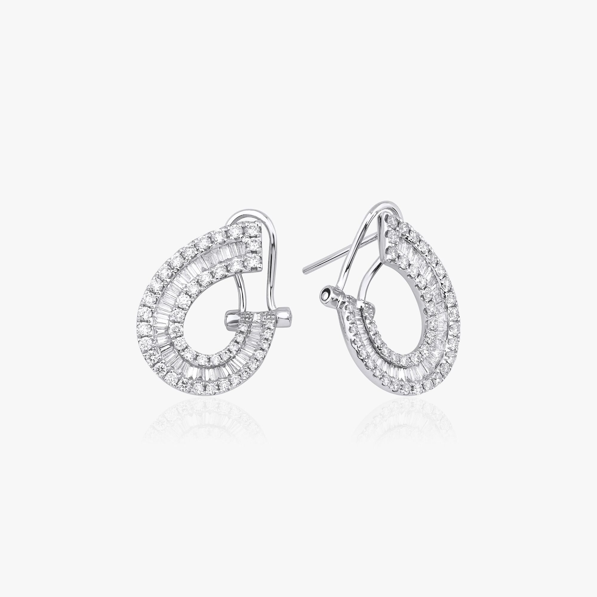 Baguette Diamond Harmony Earrings