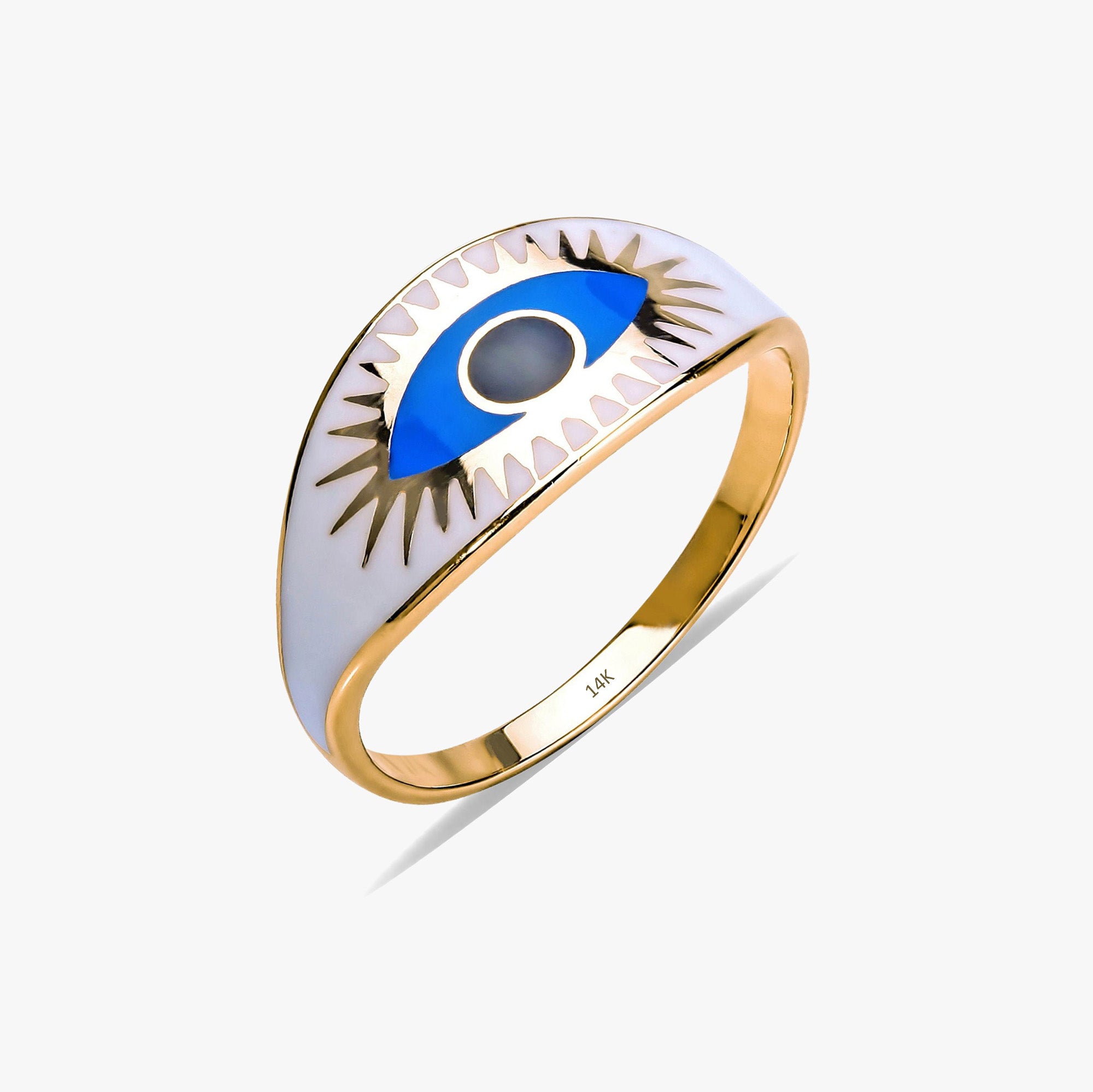 Eternal Eye Ring in 14K Gold