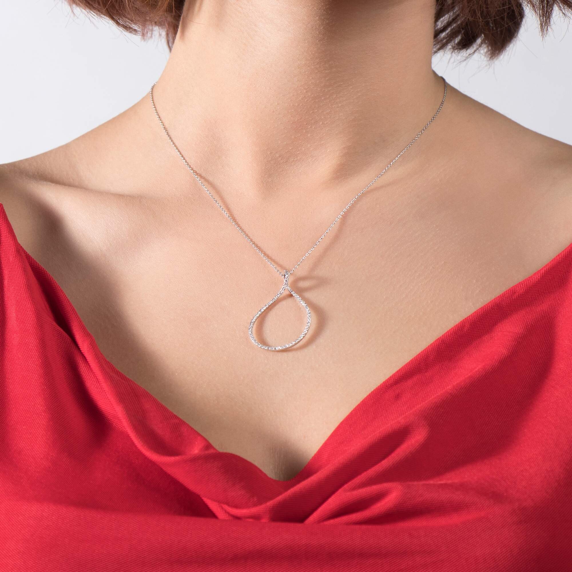 Fortune Knot Necklace Available in 14K and 18K Gold