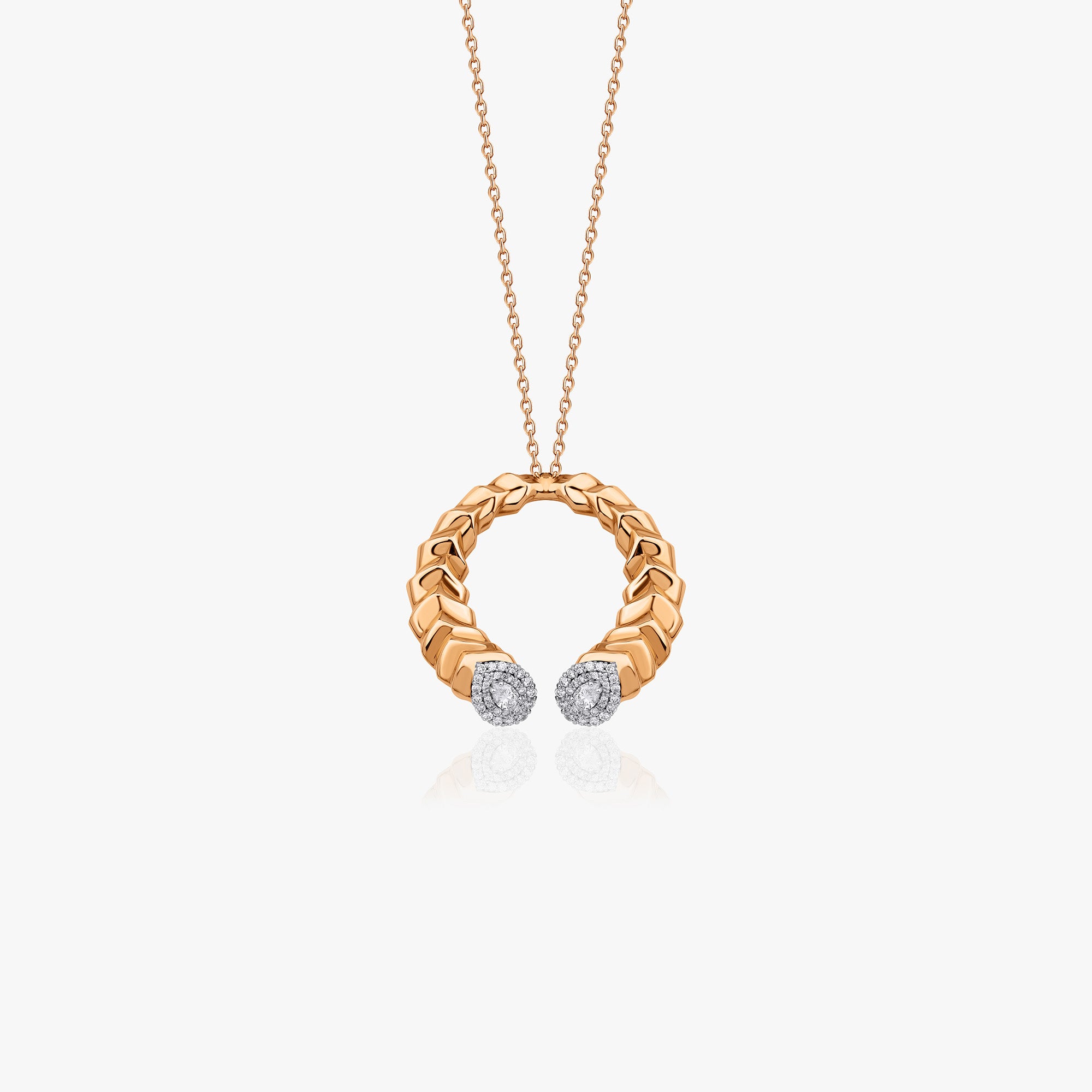 Diamond Eternal Harmony Necklace in 14K Gold