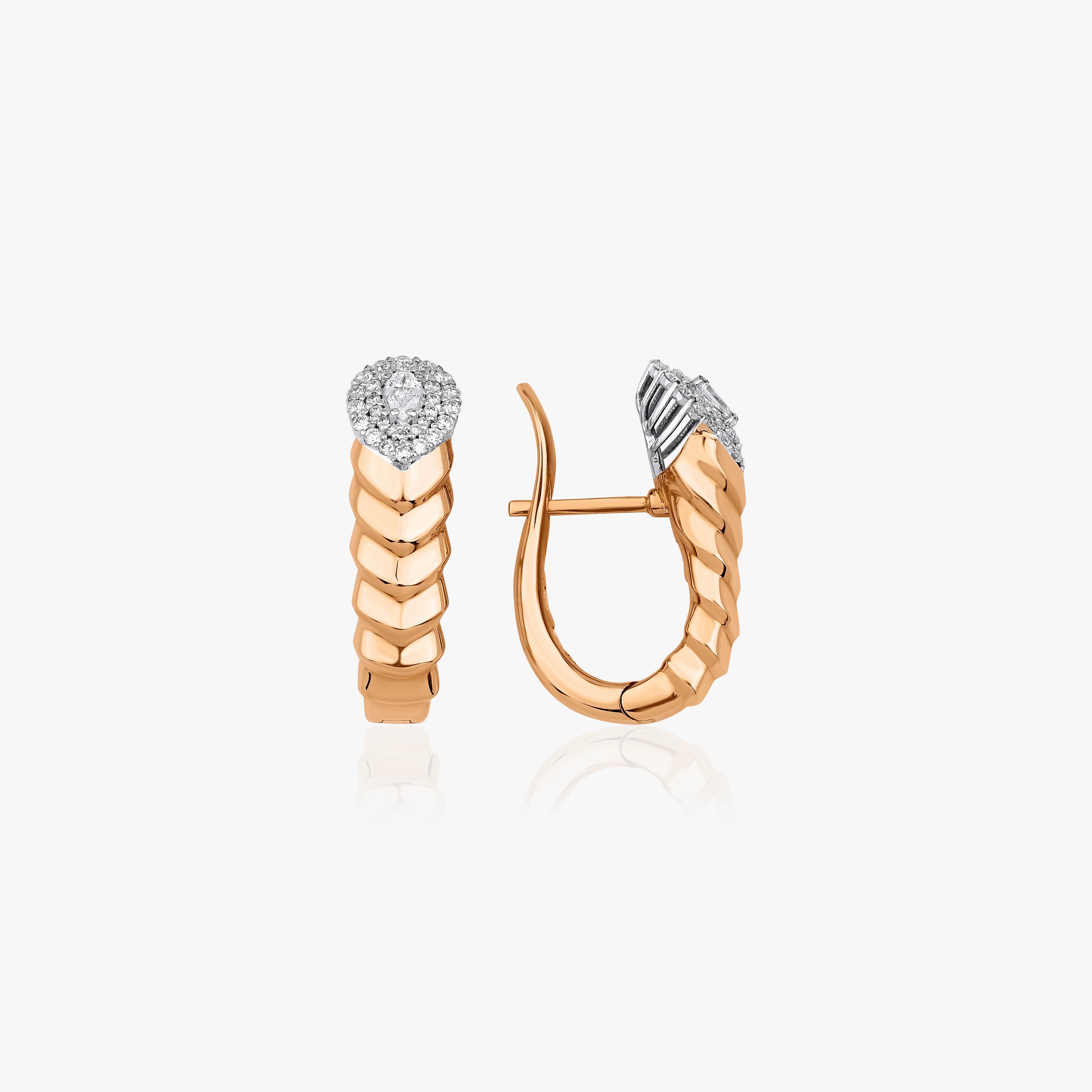 Diamond Eternal Harmony Earrings in 14K Gold