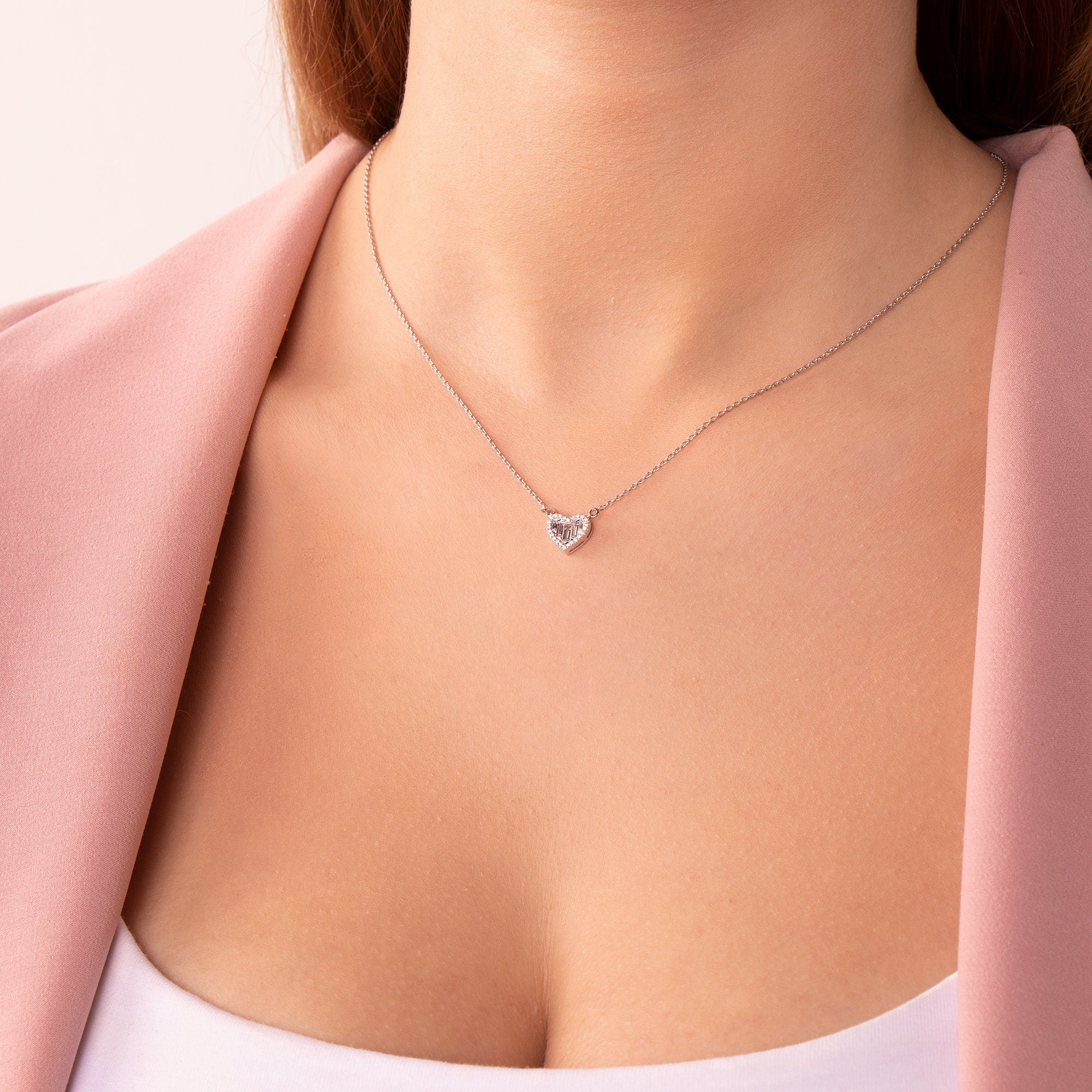 Diamond Heart Necklace