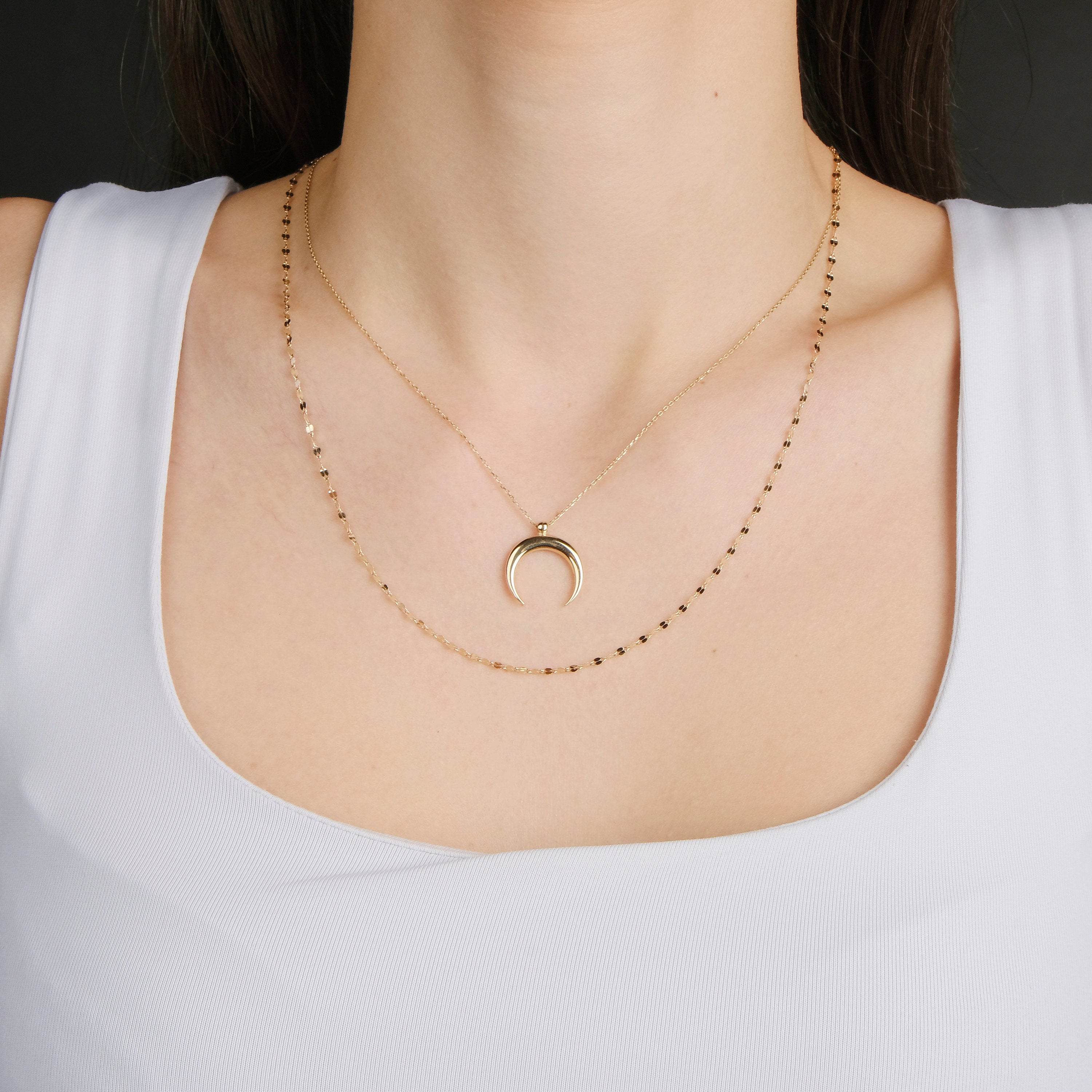 Crescent Moon Necklace