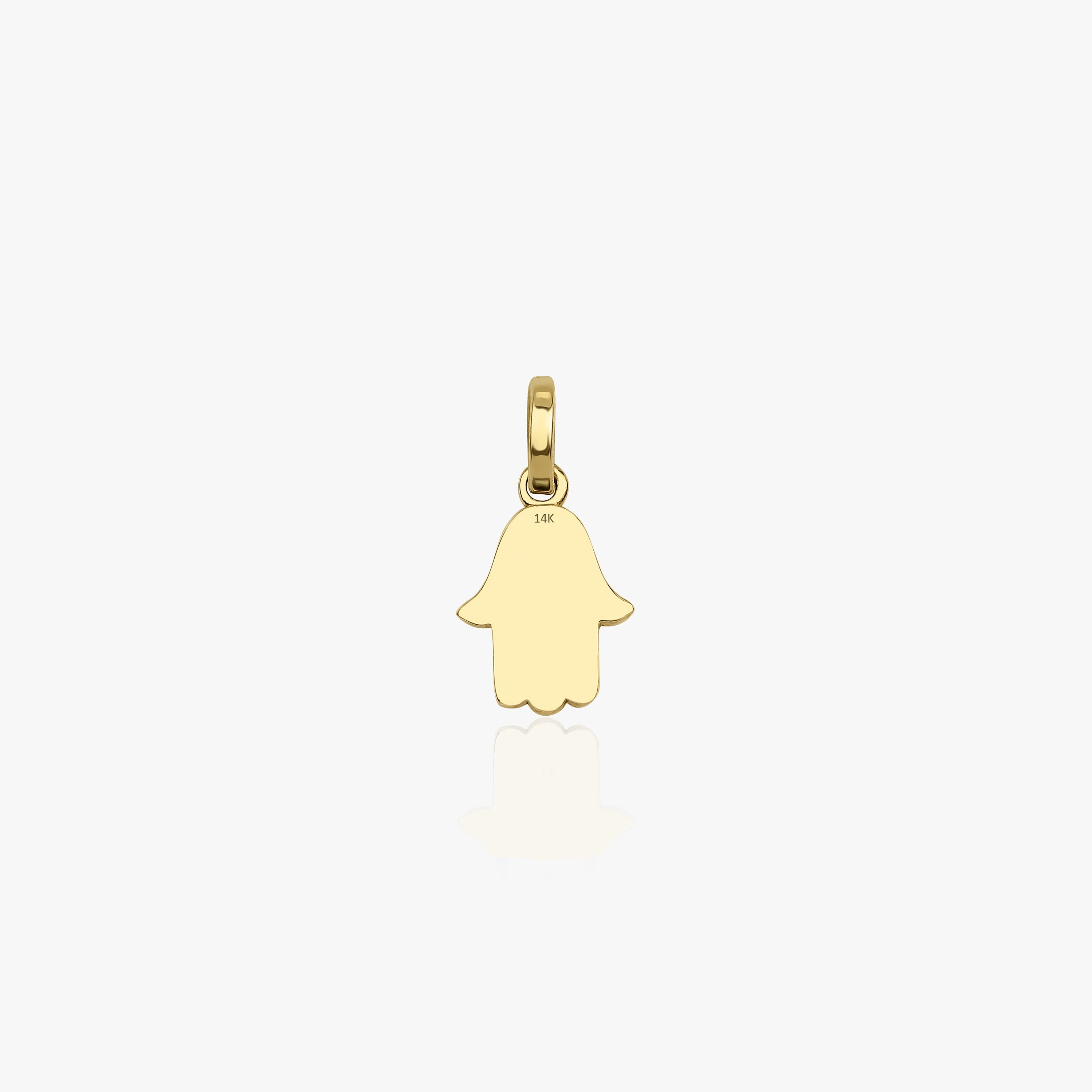 14K Gold Hamsa Hand Charm